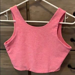 Outdoor Voices Pink Venus Crop Top